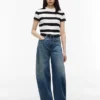 Tommy Jeans T-Shirt mit Rugby-Streifen Tommy Jeans T-Shirt mit Rugby-Streifen