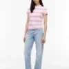Tommy Jeans T-Shirt mit Rugby-Streifen Tommy Jeans T-Shirt mit Rugby-Streifen