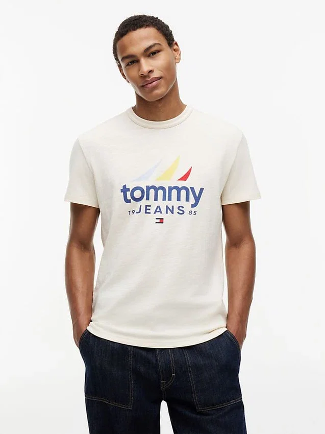 Tommy Jeans T-Shirt mit Segel-Logo Tommy Jeans T-Shirt mit Segel-Logo