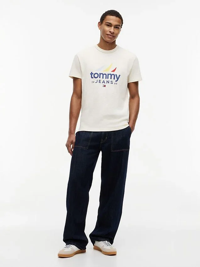 Tommy Jeans T-Shirt mit Segel-Logo Tommy Jeans T-Shirt mit Segel-Logo