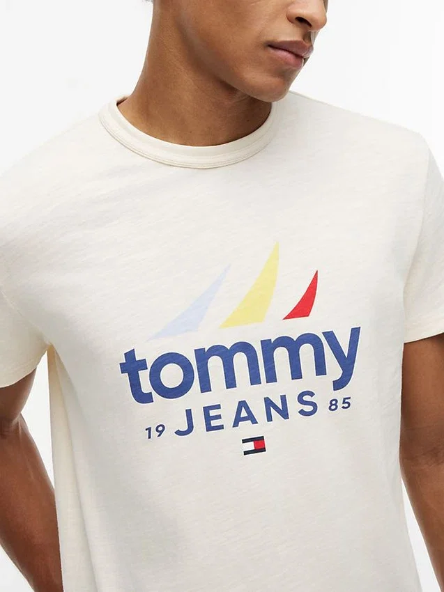 Tommy Jeans T-Shirt mit Segel-Logo Tommy Jeans T-Shirt mit Segel-Logo