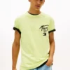 Tommy Jeans T-Shirt mit Sprühfarben-Logo Tommy Jeans T-Shirt mit Sprühfarben-Logo