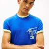 Tommy Jeans T-Shirt mit Sprühfarben-Logo Tommy Jeans T-Shirt mit Sprühfarben-Logo