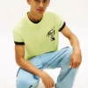 Tommy Jeans T-Shirt mit Sprühfarben-Logo Tommy Jeans T-Shirt mit Sprühfarben-Logo