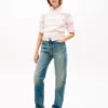 Tommy Jeans T-Shirt mit Streifen in Regular-Passform Tommy Jeans T-Shirt mit Streifen in Regular-Passform