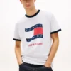Tommy Jeans Wavy Flag Ringer T-Shirt Tommy Jeans Wavy Flag Ringer T-Shirt