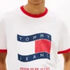 Tommy Jeans Wavy Flag Ringer T-Shirt Tommy Jeans Wavy Flag Ringer T-Shirt