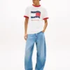 Tommy Jeans Wavy Flag Ringer T-Shirt Tommy Jeans Wavy Flag Ringer T-Shirt