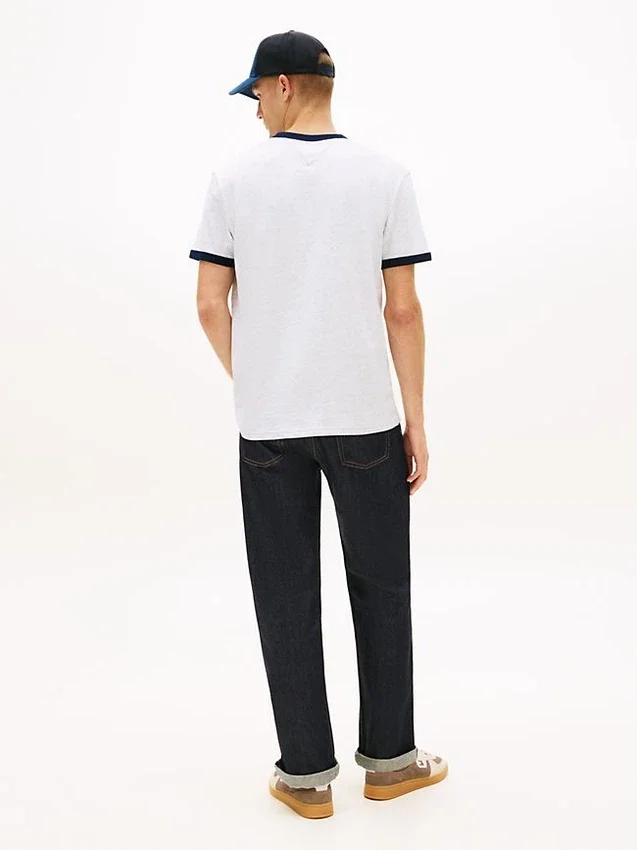 Tommy Jeans Wavy Flag Ringer T-Shirt Tommy Jeans Wavy Flag Ringer T-Shirt