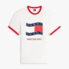 Tommy Jeans Wavy Flag Ringer T-Shirt Tommy Jeans Wavy Flag Ringer T-Shirt