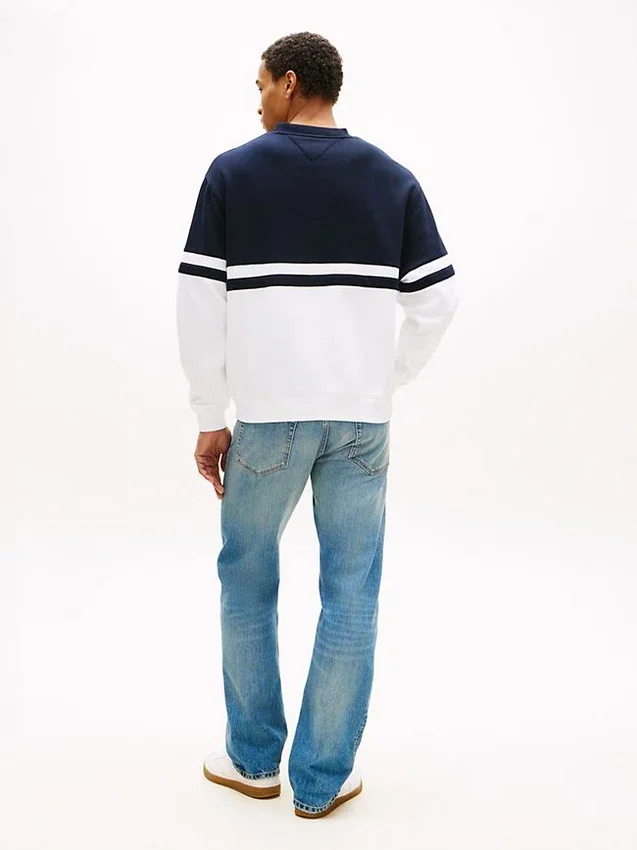 Tommy Logo Colorblock Sweatshirt Tommy Logo Colorblock Sweatshirt