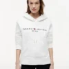 Tommy Logo Fleece-Hoodie