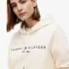 Tommy Logo Fleece-Hoodie