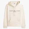 Tommy Logo Fleece-Hoodie