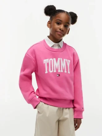 Tommy-Logo-Sweatshirt für Kinder
