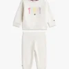 Tommy-Logo-Sweatshirt- und Hosen-Set für Babys