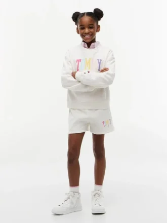 Tommy Logo Sweatshorts für Kinder