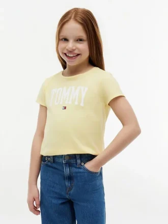 Tommy-Logo-T-Shirt für Kinder