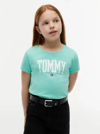 Tommy-Logo-T-Shirt für Kinder