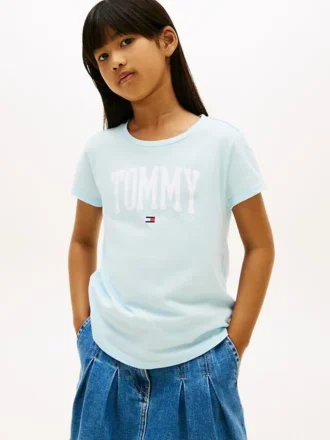 Tommy-Logo-T-Shirt für Kinder