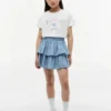 Tommy-Logo-T-Shirt mit Strasssteinen für Kinder Tommy-Logo-T-Shirt mit Strasssteinen für Kinder