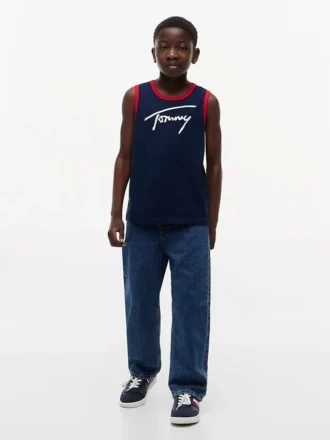 Tommy-Logo-Tanktop für Kinder