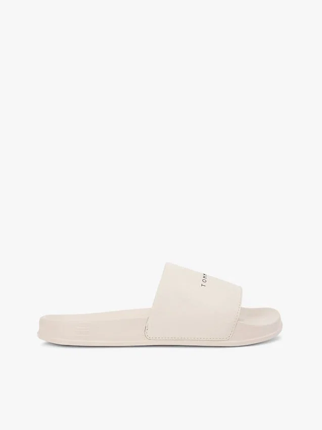 Tommy Logo Textured Pool Slide Tommy Logo Textured Pool Slide
