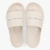 Tommy Logo Textured Pool Slide Tommy Logo Textured Pool Slide