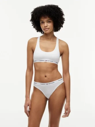 Tommy Logo Unlined Bralette