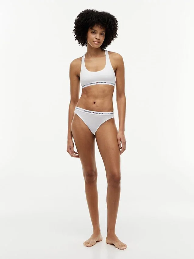 Tommy Logo Unlined Bralette Tommy Logo Unlined Bralette
