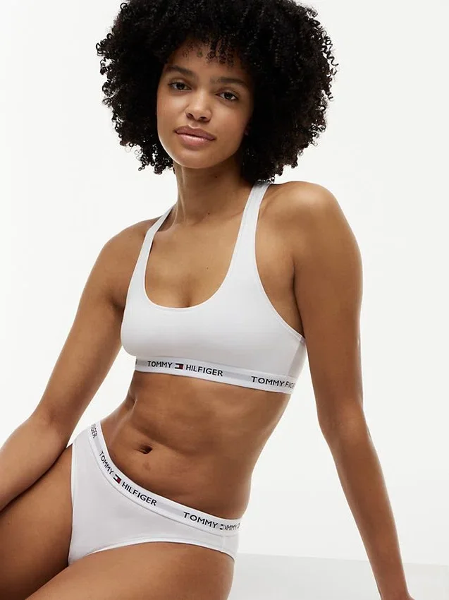 Tommy Logo Unlined Bralette Tommy Logo Unlined Bralette