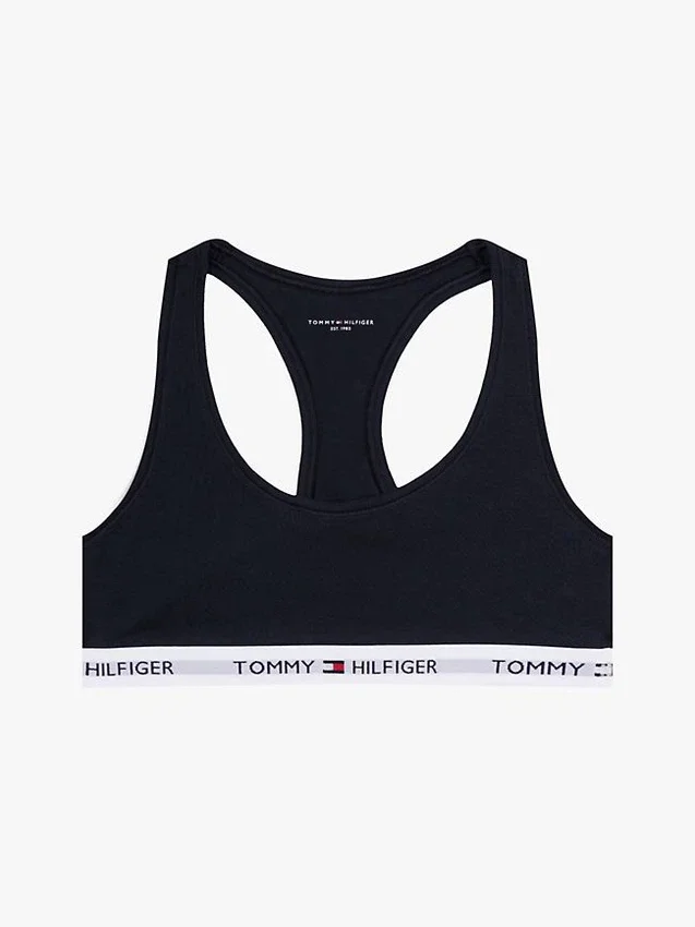 Tommy Logo Unlined Bralette Tommy Logo Unlined Bralette