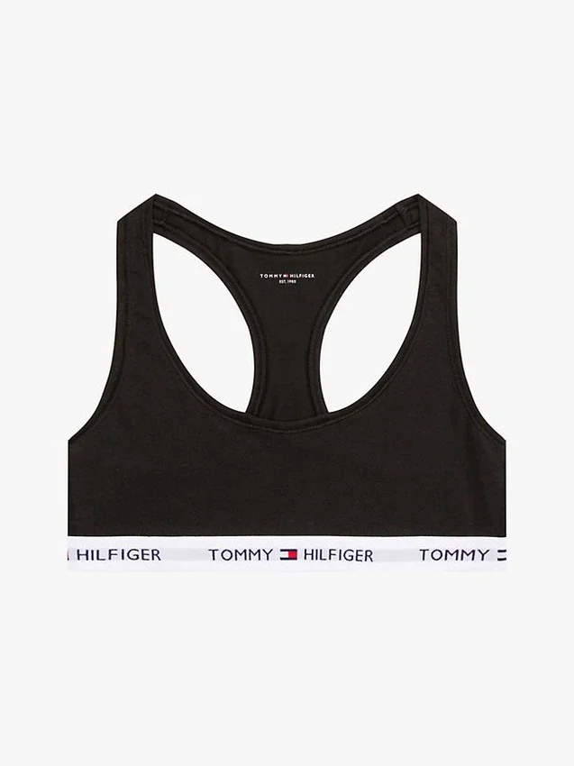 Tommy Logo Unlined Bralette Tommy Logo Unlined Bralette