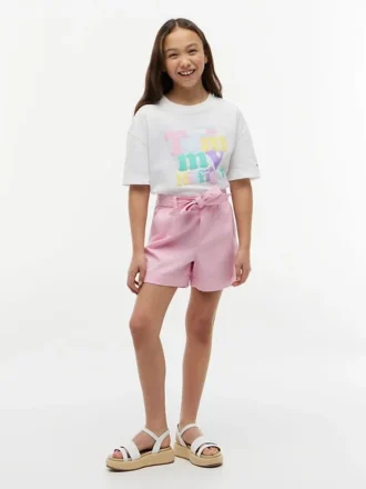 Tommy Puff Print T-Shirt für Kinder