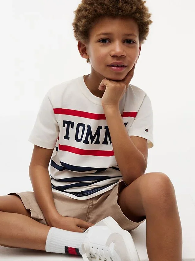 Tommy Stripe T-Shirt für Kinder Tommy Stripe T-Shirt für Kinder