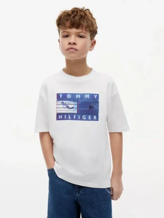 Tommy Surf Graphic T-Shirt für Kinder Tommy Surf Graphic T-Shirt für Kinder