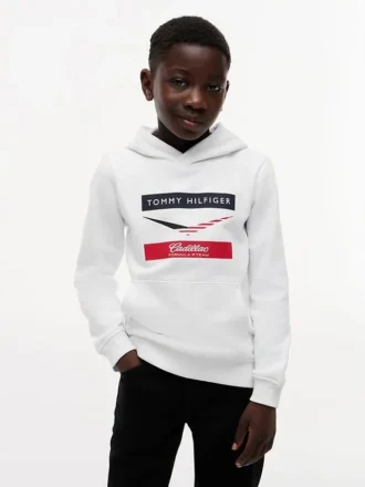 Tommy x Cadillac F1® Team Chevron Hoodie für Kinder