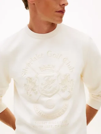 Tonal Club Logo Intechno Knit Sweatshirt