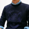 Tonal Club Logo Intechno Knit Sweatshirt Tonal Club Logo Intechno Knit Sweatshirt