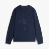 Tonal Club Logo Intechno Knit Sweatshirt Tonal Club Logo Intechno Knit Sweatshirt