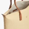 Tote-Bag aus Raffia mit Monogramm-Logo Tote-Bag aus Raffia mit Monogramm-Logo