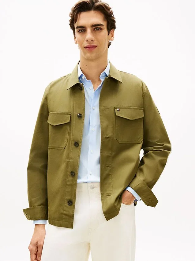 Twill-Hemdjacke Twill-Hemdjacke