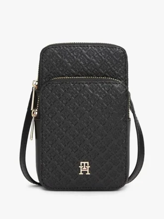 Umhängetasche für das Handy mit durchgehendem Monogramm Umhängetasche für das Handy mit durchgehendem Monogramm