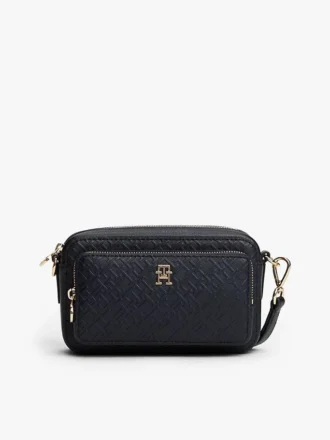 Umhängetasche mit durchgehendem geprägten Monogramm Umhängetasche mit durchgehendem geprägten Monogramm