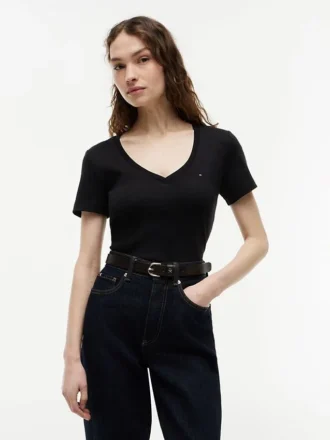 V-Ausschnitt „Favorite“ T-Shirt