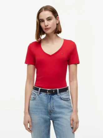 V-Ausschnitt „Favorite“ T-Shirt