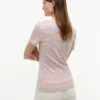 V-Ausschnitt-T-Shirt „Favorite“ mit Streifen V-Ausschnitt-T-Shirt „Favorite“ mit Streifen