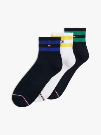 Varsity Stripe Quarter-Top Socken 3er-Pack