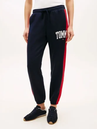 Varsity Tommy Logo Colorblock Sweatpant