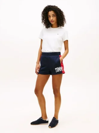 Varsity Tommy Logo Colorblock Sweatshorts